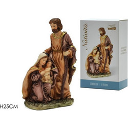 Φάτνη Πολύχρωμο Polyresin 25cm 06510817 ArteLibre-6510817-Ροζ 06510817