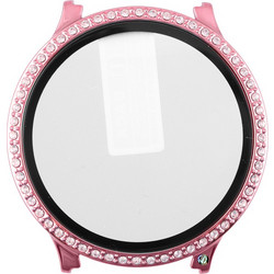 Volte-Tel Strass Πλαστική Θήκη Tempered Glass για Samsung Galaxy Watch 7 40mm Ροζ
