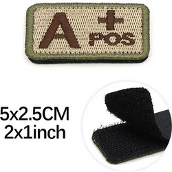 Embroidery Patches Blood Type A+ Patch 17 - AL