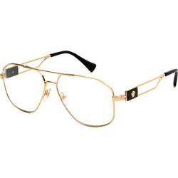 Versace VE1287 1002 Ανδρικός Σκελετός Γυαλιών Οράσεως Μεταλλικός Χρυσός