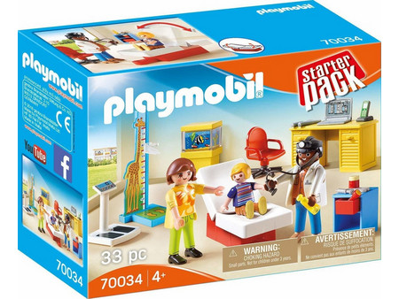 Playmobil Starter Pack Παιδιατρείο για 4+ Ετών 70034