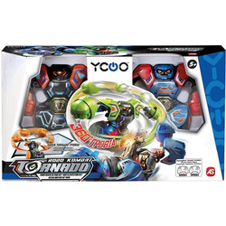 Silverlit Ycoo Robo Kombat 360 Tornado Τηλεκατευθυνόμενο Ρομπότ Κόκκινο Πορτοκαλί 7530-86883