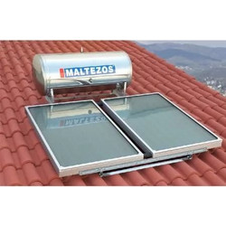 Maltezos MALT H-R 200lt/3E/2 SAC 90X150 Ηλιακός Θερμοσίφωνας Inox Τριπλής Ενέργειας με Επιλεκτικούς Συλλέκτες και Βάση Κεραμοσκεπής