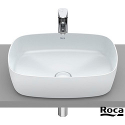 Roca Inspira Soft Επικαθήμενος Νιπτήρας Μπάνιου Πορσελάνης 50x37cm Λευκός A327500630