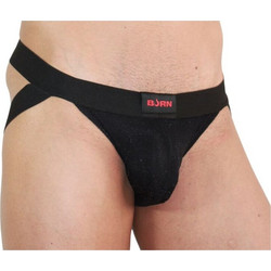 BURN - 003 JOCK SHINY BLACK