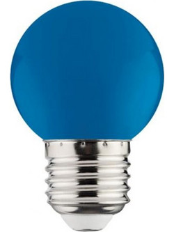 Λαμπτήρας LED 1W E27 ΣΦΑΙΡΙΚΟ ΜΠΛΕ 230V 12lm HOROZ ELECTRIC