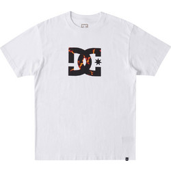 DC STAR FILL T-SHIRT WHITE FIRE