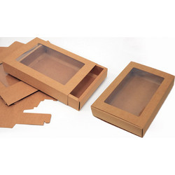 ΧΑΡΤΙΝΟ ΚΟΥΤΙ ΣΥΡΤΑΡΩΤΟ ΜΕ ΠΑΡΑΘΥΡΟ 18cm x 16cm x 4cm 0402158 (12 τεμάχια)