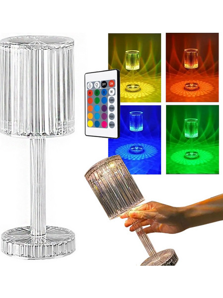 Επιτραπέζιο φωτιστικό Crystal Diamond LED