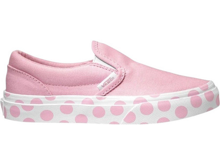 Slip On Vans Uy Classics Polka Dot VN0A32QINFC1-Pink Lady-True White Unisex Παιδικό