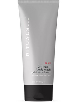 Rituals The Ritual Of Samurai Sport Hair Φυτικό Σαμπουάν & Αφρόλουτρο 200ml