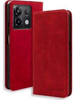 Bodycell Book Case Θήκη Πορτοφόλι Red (Xiaomi Redmi Note 13 Pro 5G / Poco X6)