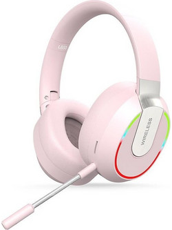 Life Studio L850 Ασύρματο Gaming Headset Over Ear Pink