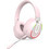 Life Studio L850 Ασύρματο Gaming Headset Over Ear Pink