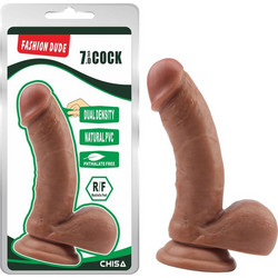 Chisa Novelties Fashion Dude 7" Latin Ρεαλιστικό Dildo με Βεντούζα & Όρχεις 17.5cm Latin