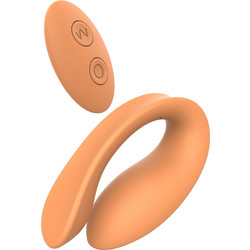 Dream Toys Glam Couples Vibrating Δονητής Egg για Ζευγάρια με Τηλεχειριστήριο Πορτοκαλί