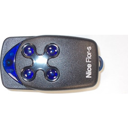Τηλεχειριστηριο γκαραζοπορτας Nice Flor-s 433,92 mhz Rolling code με 4 κουμπια
