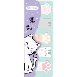 Meshu - Αυτοκόλλητα Χαρτάκια, Meow Paw 20 Φύλλα 362698