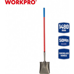 ΠΑΤΗΤΟ ΤΕΤΡΑΓΩΝΟ FIBERGLASS ΜΑΚΡΙΑ ΛΑΒΗ (1480mm) WP335008 WORKPRO