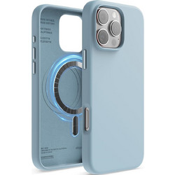 Θήκη Apple iPhone 16 Pro Max - Elago Magnetic Silicone Case Premium Σιλικόνης με MagSafe - Sky Blue (ES16MSSC69PRO-SBL)