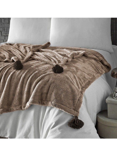Κουβέρτα Puffy 160 194DCH1157 Camel L'Εssentiel Maison Μονό 160x200cm Πολυέστερ