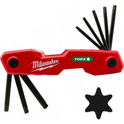 MILWAUKEE 4932480979 Σειρά κλειδιά Torx T9-T40 αναδιπλούμενα (8 τεμ)