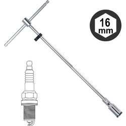 FORCE 807350016U Μπουζόκλειδο εξάγωνο 16x500mm ΤΑΦ