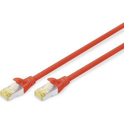 Digitus S/FTP Cat.6a Καλώδιο Δικτύου Ethernet 1m Red