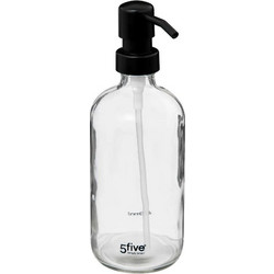 Γυάλινο dispenser υγρού σαπουνιού 450 ml 5Five 174712A