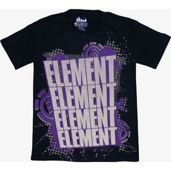 ELEMENT Men 4L-Logo T-Shirt - BLACK - 1019-1001-1060-BLK
