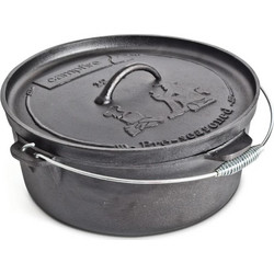 CAMPFIRE Camp Oven 11.3 Lt - 12Qt pre-seasoned, Μαντεμένια Κατσαρόλα, P92XL-09
