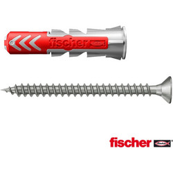 Fischer 535486 Ανοξείδωτη A2 βίδα με νάιλον βύσμα DuoPower 6x30 S 4τεμ