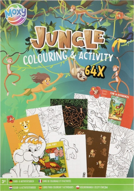 Moxy - Colouring & Activity Book - Jungle (150069)