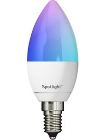 ΛΑΜΠΤΗΡAΣ LED E14 SMART WiFi 5.5W RGB 4103
