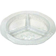 Espiel Infinity Γυάλινη Ορντεβιέρα 3 Θέσεων Διάφανη O34cm