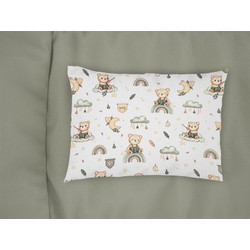 DIM Μαξιλαροθήκη Εμπριμέ Cloudy Bear 581 35X45 White Olive