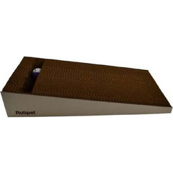 ANGEL CAT SCRATCHER SML CREAMY WHITE 43x22x8CM