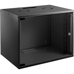 EFB Επιτοίχια καμπίνα 12U με βάθος 450 mm, μαύρη