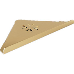 723.10.43 Σπογγοθήκη Γωνιακή Πρόσοψης 20mm Strantza - Warm Gold Mat 283x217x43 by Verdi