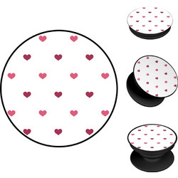 Sonique Heart Series Pop Socket White 01
