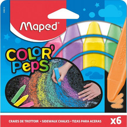 MAPED ΚΙΜΩΛΙΕΣ COLOR PEPS JUMBO 6τμχ