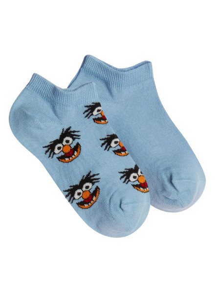 FMS Παιδικές Κάλτσες Sneaker Muppet Beaker - 2 Ζεύγη, Χρώμα Μπλε
