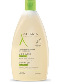 A-Derma Ultra Rich Αφρόλουτρο σε Gel για Ξηρό Δέρμα 500ml
