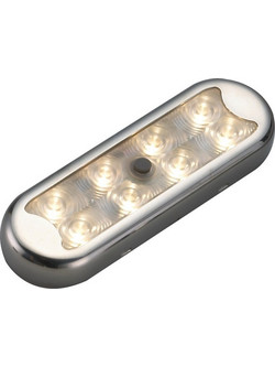 Πλαφονιέρα Με Διακόπτη Inox Led Osculati IP67 10 30V