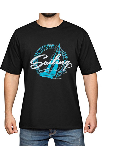 Ανδρικό T-Shirt Σχέδιο Ιστιοπλοΐα - 8710