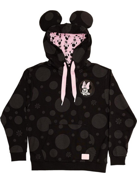 DISNEY - Minnie "Floral Rock the Dots" - Hoodie Unisex Loungefly (M)