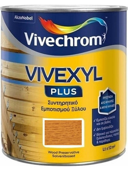Vivechrom Vivexyl Plus 509 Συντηρητικό Εμποτισμού Ξύλου Έτοιμο προς Χρήση Ματ Όρεγκον 0.75lt