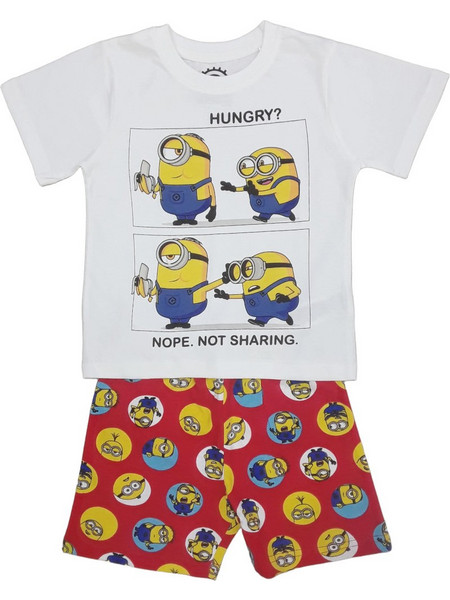 Πιτζάμα Καλοκαιρινή Minions Red 8010294