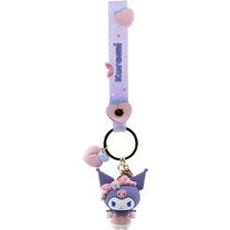 Yume Hello Kitty - Peach Series Keychain - Kuromi