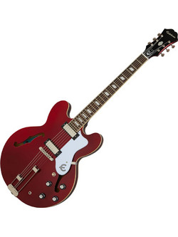 Epiphone Riviera Ηλεκτρική Κιθάρα Semi-Hollow με HH Μαγνήτες και Ταστιέρα Indian Laurel Sparkling Burgundy